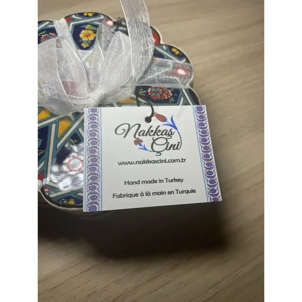Nakkas Cini Turkey Ceramic Set of 4